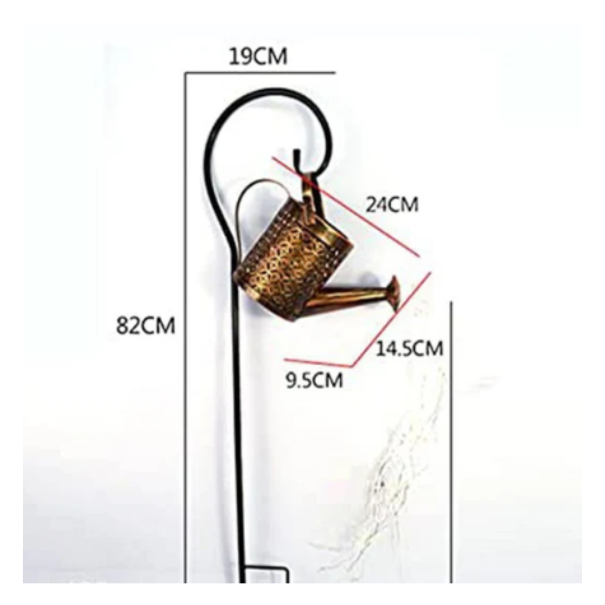 Iluminá tu jardín sin esfuerzo – Luces Solares Decorativas con diseño de regadera y flores eternas