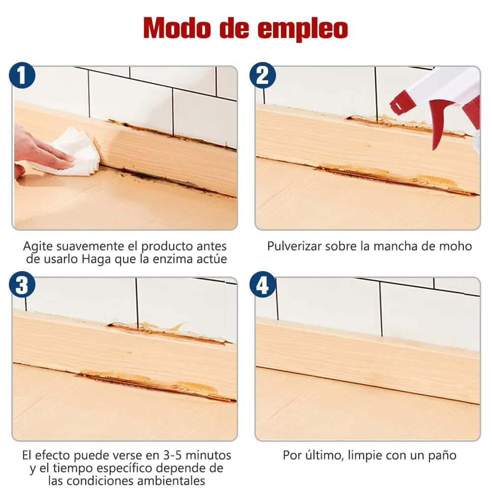 Spray Eliminador de Moho – Limpieza profunda, hogar saludable y ahora en promo 2x1