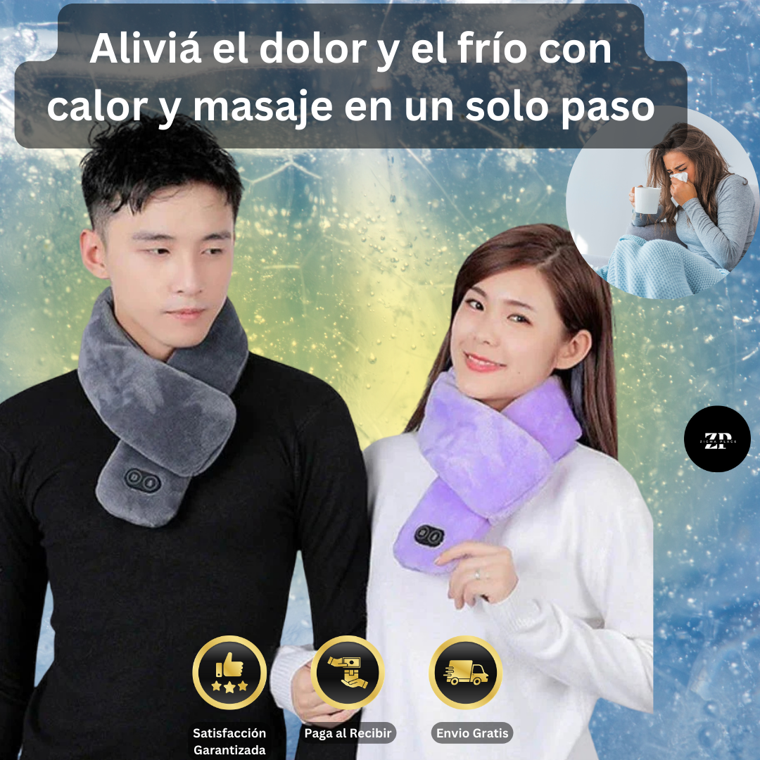 🧣 Bufanda Masajeadora Térmica SmartRelief™ - (30% OFF)