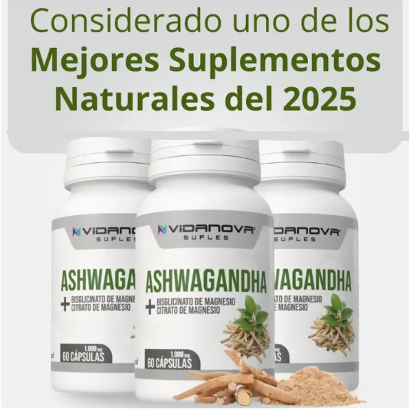 Ashwagandha + Magnesio 1000mg 60 CAPS