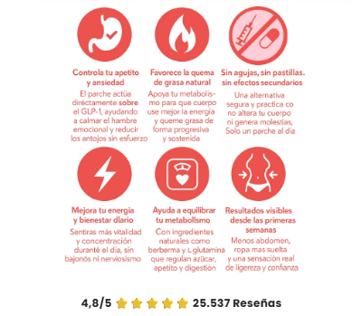 Parches GLP-1 Oceaura – Transformá tu cuerpo de forma fácil y natural