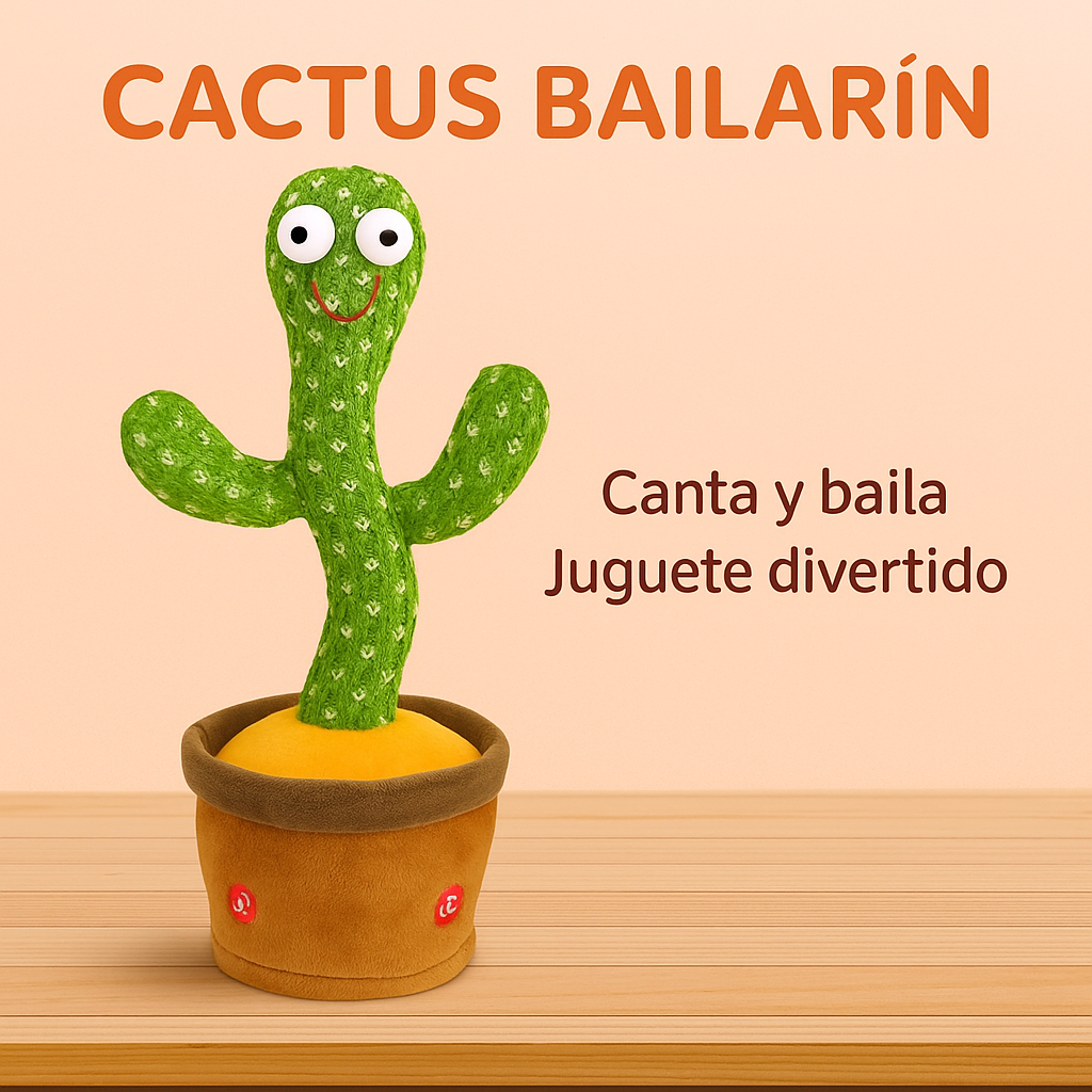 🌵 Cactus Bailarín Interactivo - (30% OFF)