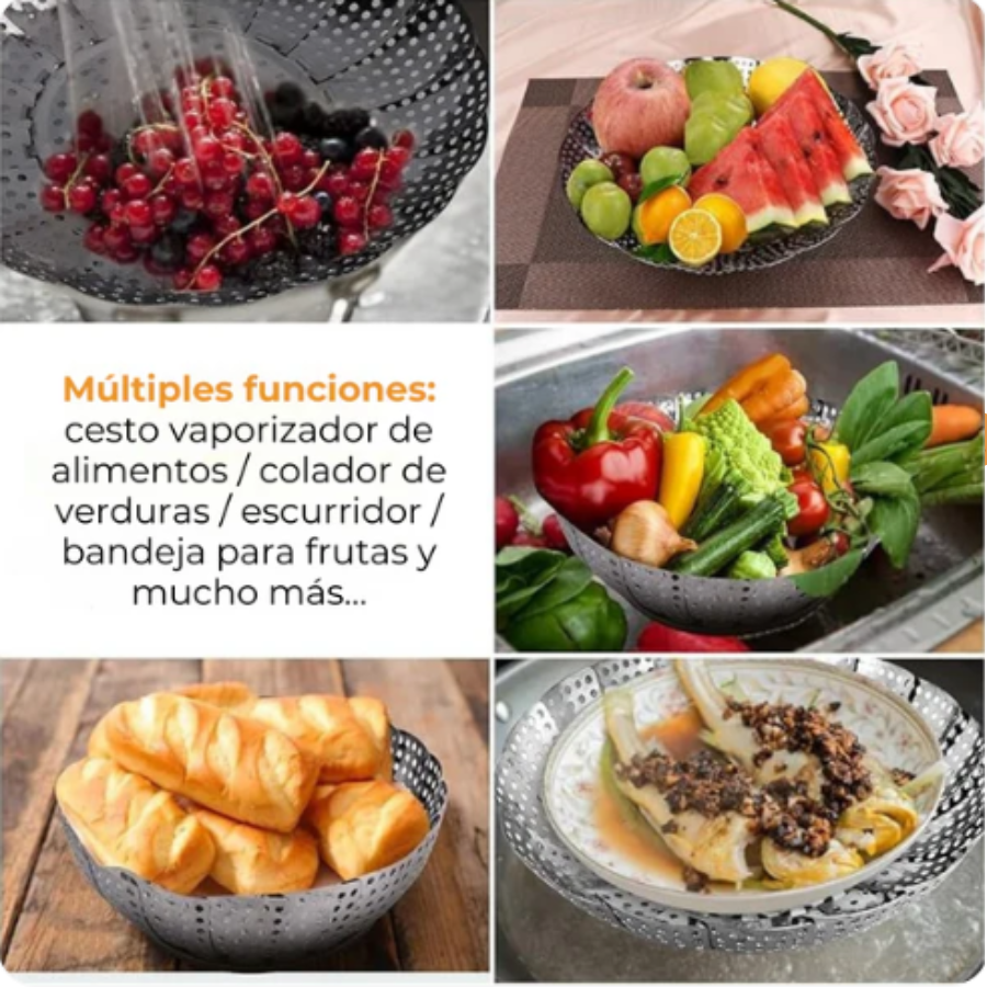 Vaporera MultiChef™ + 50 recetas chilenas al vapor GRATIS