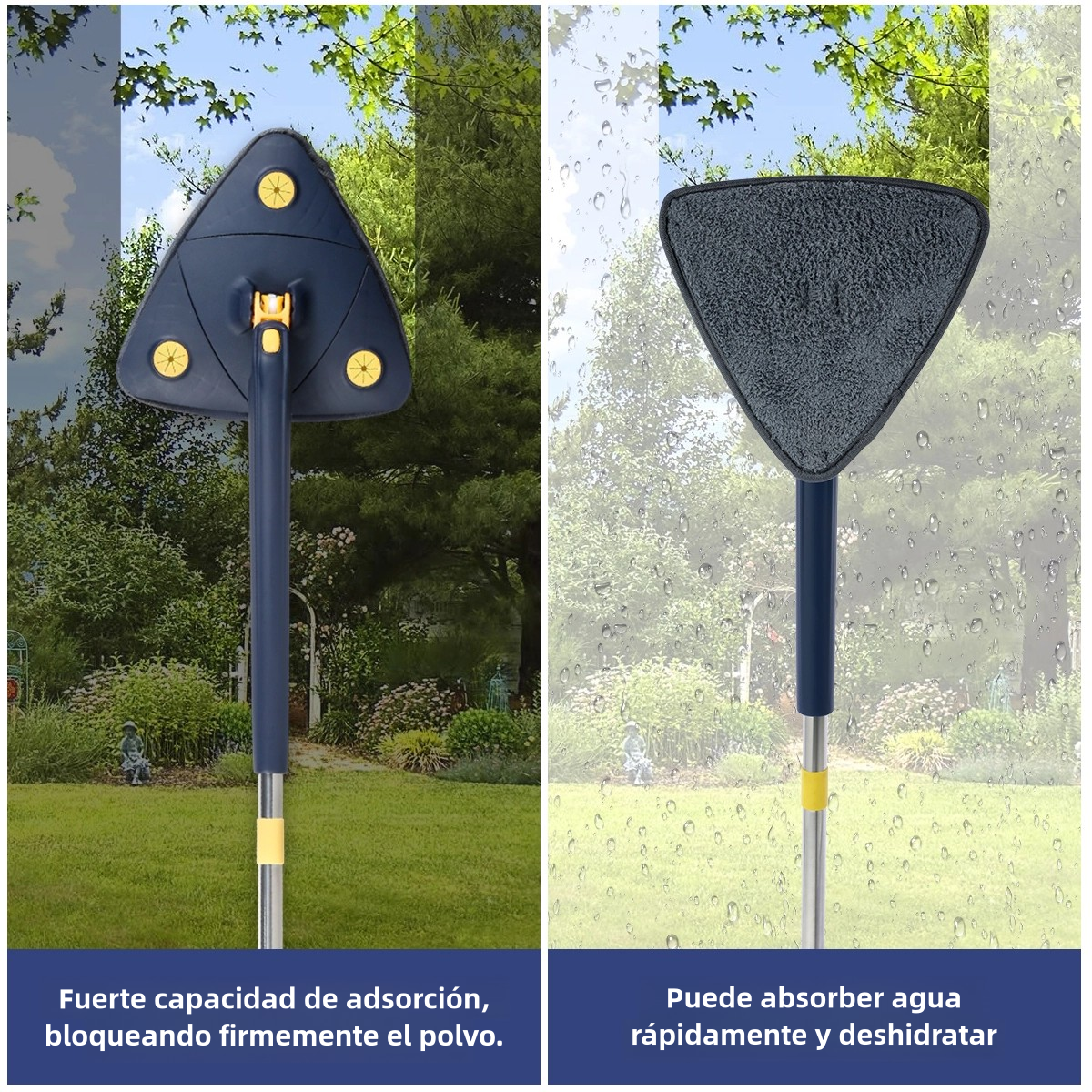 🪣Mopa Triangular Giratoria 360° (30% OFF) 🫧