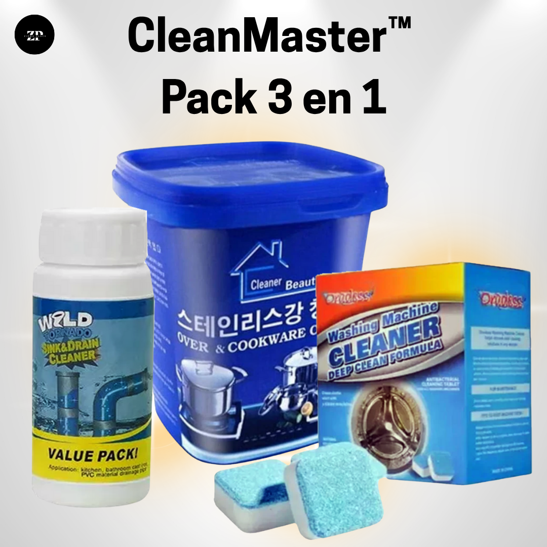 CleanMaster™ Pack 3 en 1 – Un hogar impecable sin gastar de más