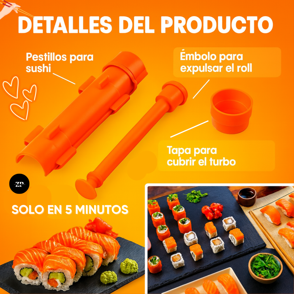 🥢 Kit Doble SushiPro™ + 100 Recetas Gourmet GRATIS