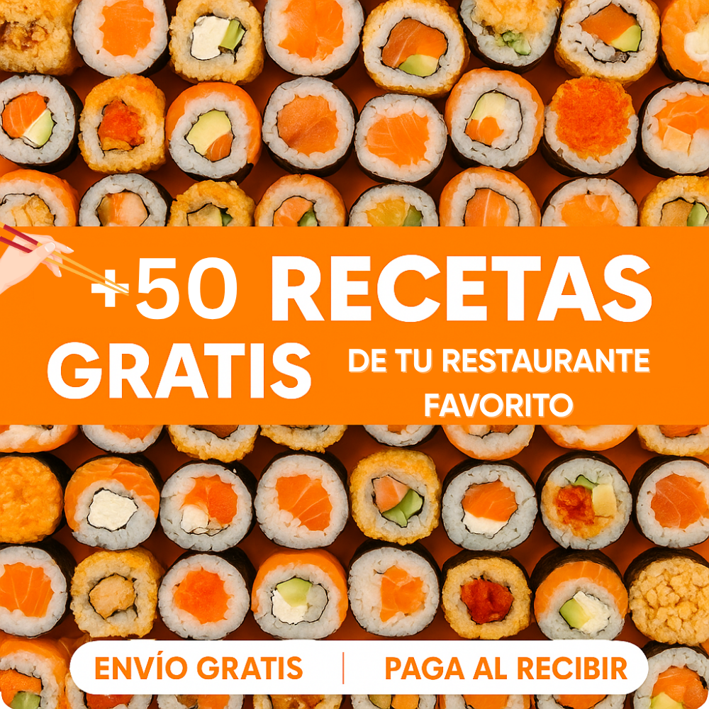 SushiPro™ – Come rico + 50 Recetas de Restaurante GRATIS