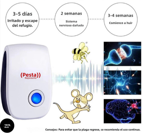 Repelente electrico Ultrasonico Plagas