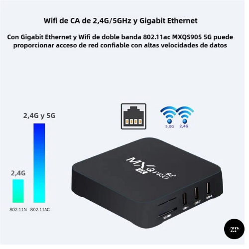 TV BOX DECODIFICADOR 5G, 4K - (30% OFF)