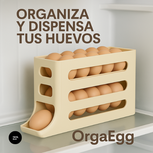 OrgaEgg™ – Dispensador Automático de Huevos 4 Niveles (30% OFF)