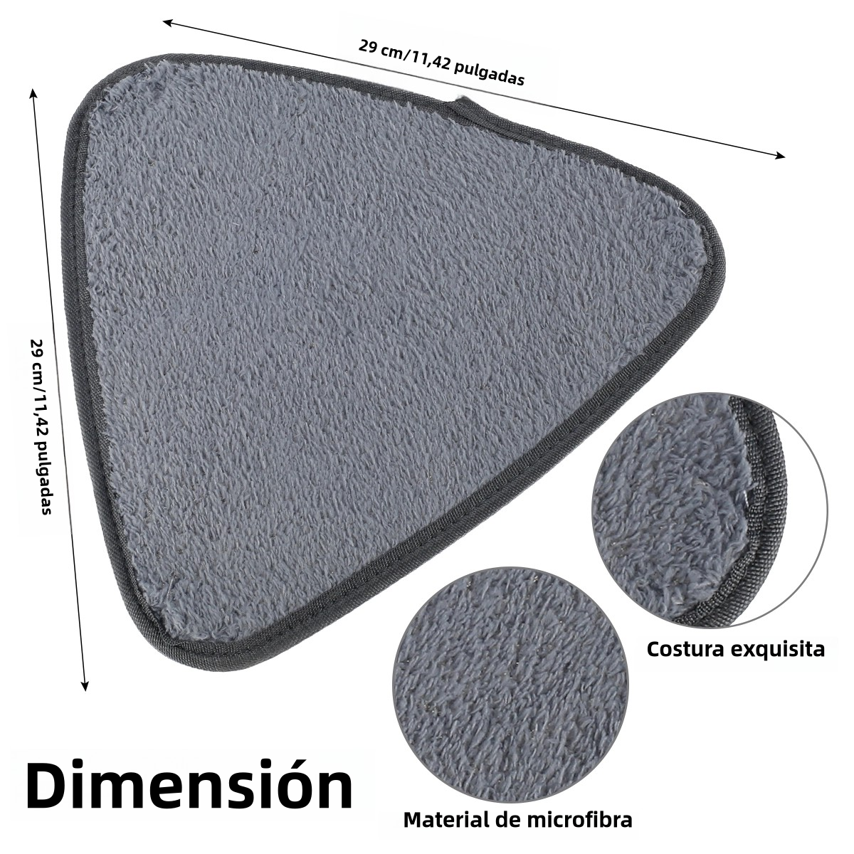 🫧 Repuesto Mopa Triangular 360° 🧽