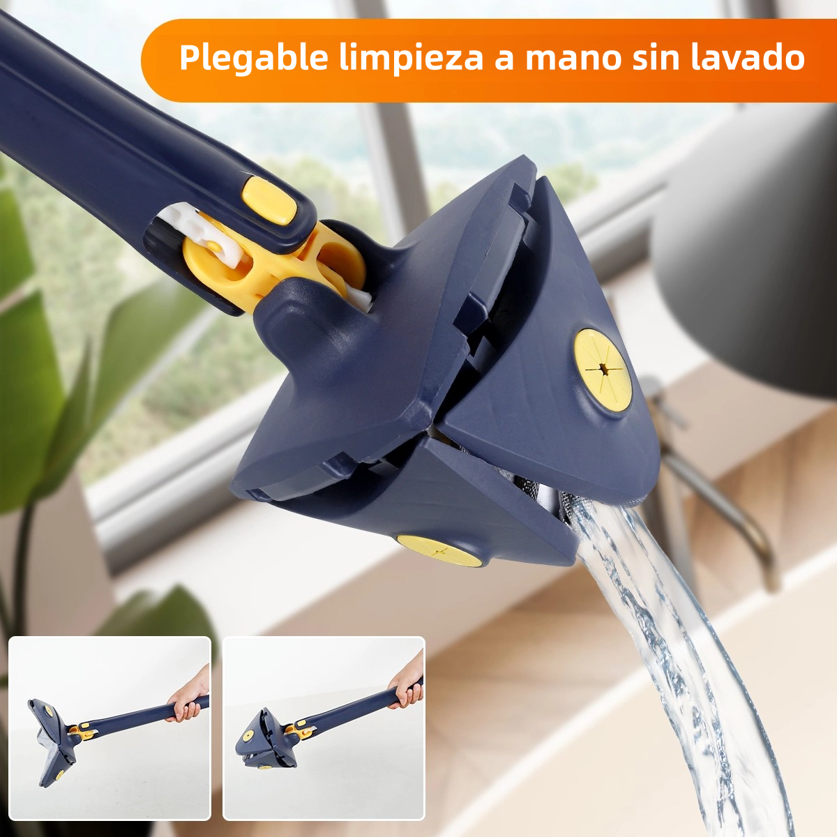 🪣Mopa Triangular Giratoria 360° (30% OFF) 🫧