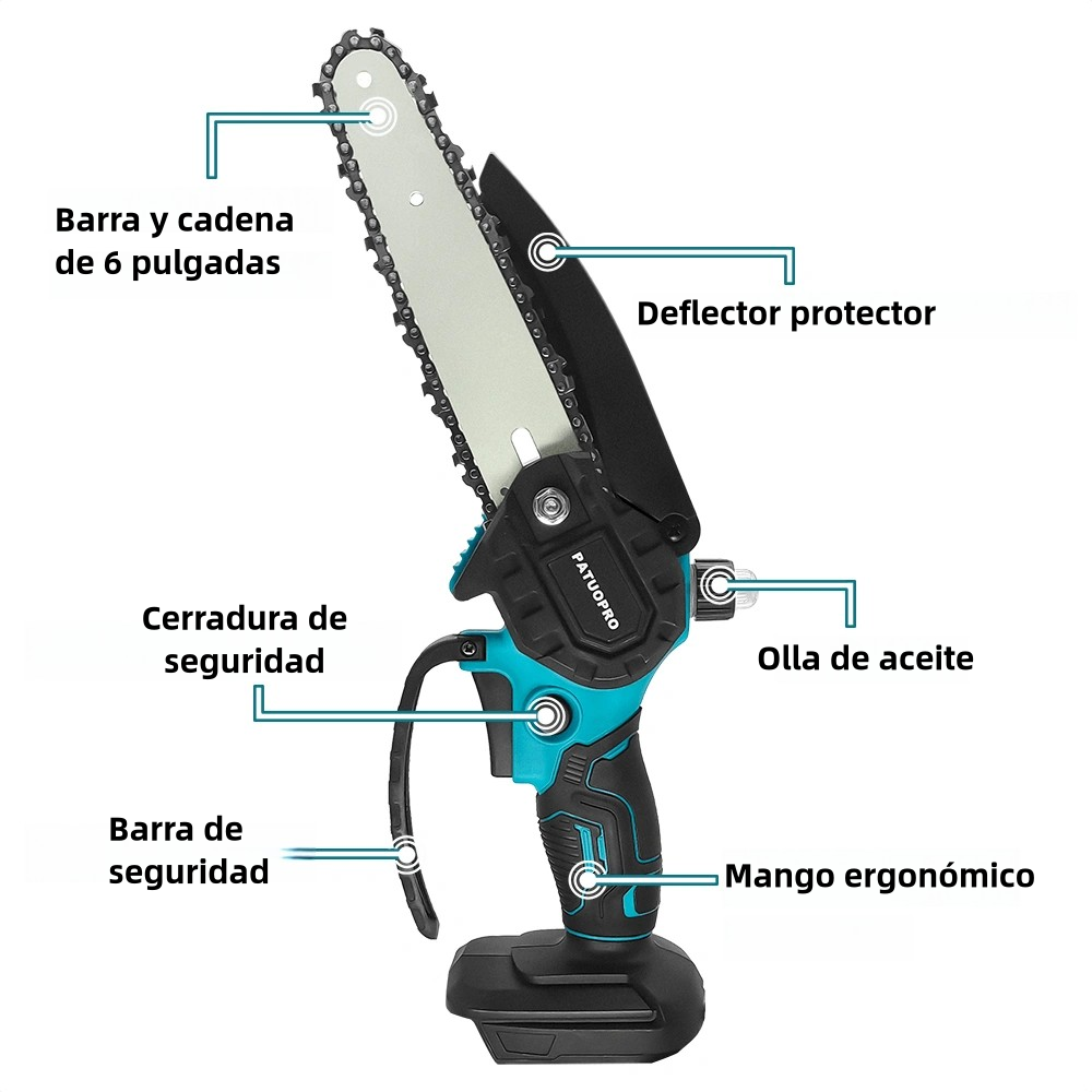 🪚 Mini Motosierra Inalambrica (30% OFF) 🪵