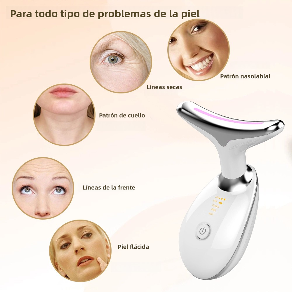 🧖♀️ Masajeador Facial Tecnología Led (30% OFF) 🌟