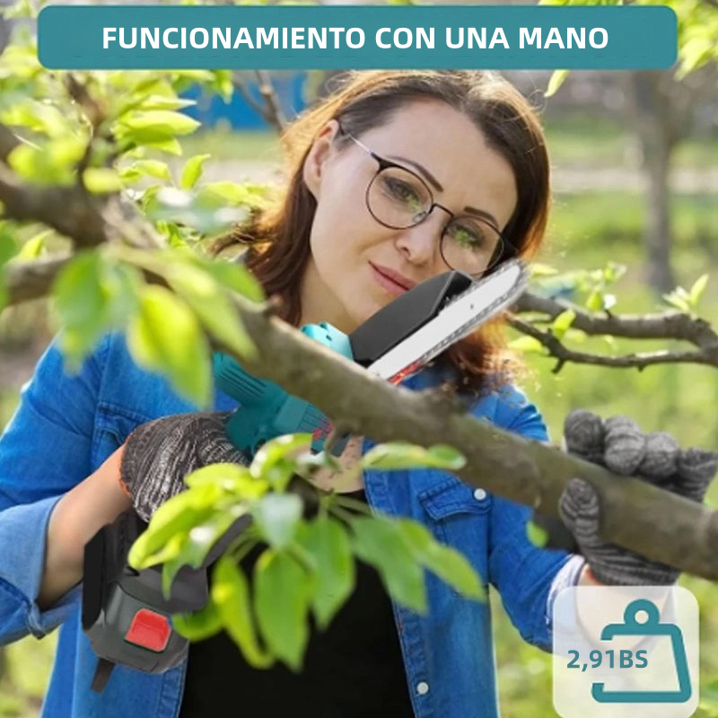 🪚 Mini Motosierra Inalambrica (30% OFF) 🪵