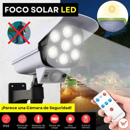 Pack X3 Foco Solar Tipo Cámara Sensor – ¡Compra 1 y llévate 2 MAS GRATIS!