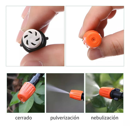Kit de Riego Automático 10M + Accesorios ¡Con Boquillas GRATIS!