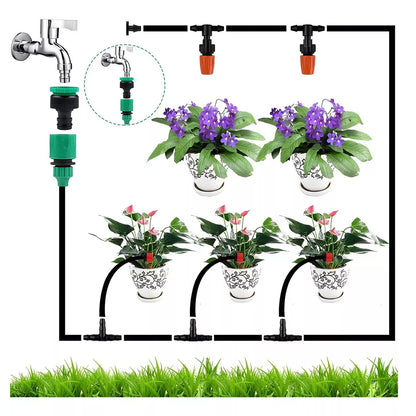 Kit de Riego Automático 10M + Accesorios ¡Con Boquillas GRATIS!