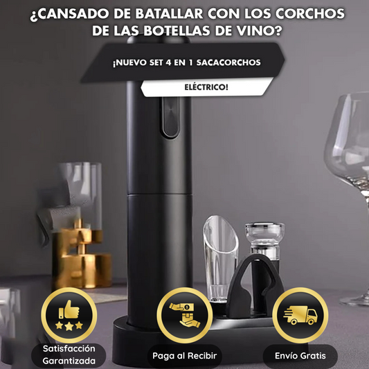 🍷 Sacacorchos Eléctrico (2x1) 🍾