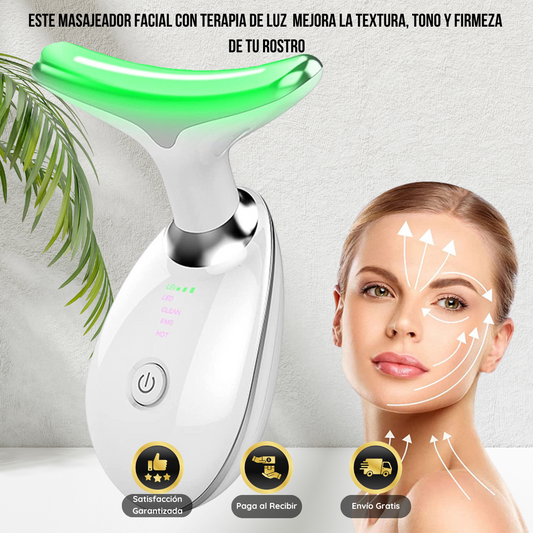 🧖‍♀️ Masajeador Facial Tecnología Led (30% OFF) 🌟