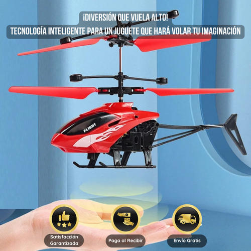 Drone Mini Helicóptero Con Sensor Volado
