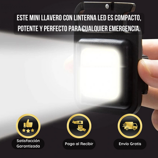 🔥 Mini Linterna/Llavero de Emergencia (30% OFF) 💡