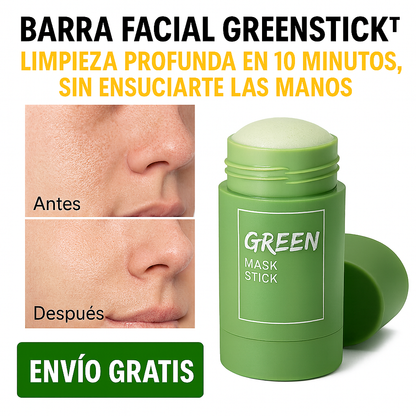 Barra Facial GreenStick™ – Limpieza profunda en 10 minutos