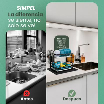 Secaplatos Escurridor Inoxidable premium