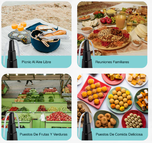 Ventilador Repelente de Moscas™ - Comé tranquilo, sin moscas alrededor