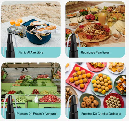 Ventilador Repelente de Moscas™ - Comé tranquilo, sin moscas alrededor