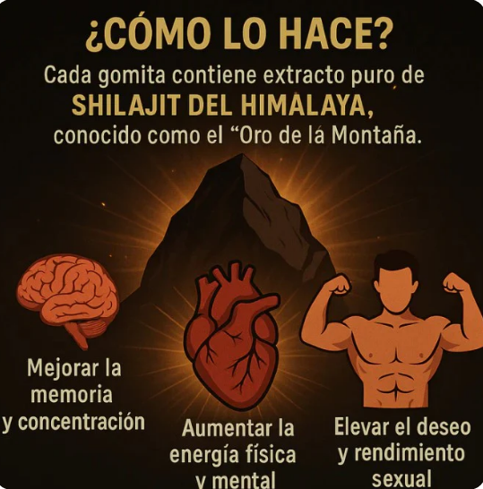 Shilajit Gomitas Dorado Nutrition: Energía y defensas en un formato delicioso y fácil de tomar