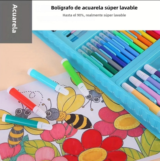 Set de Arte de 150 Piezas + 58 Piezas GRATIS!  – El regalo perfecto para esta navidad