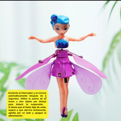 Hada Voladora Recargable Con Sensor
