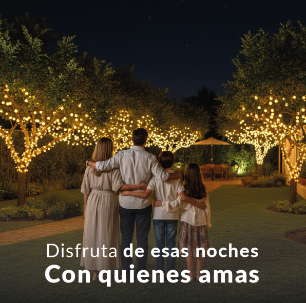 Guirnalda Solar Esférica de 3 metros PAGA UNA Y TE LLEVAS 2 GRATIS