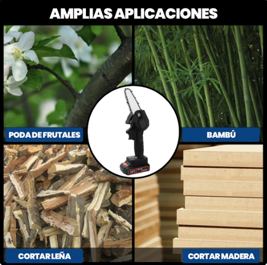 PowerCut™sierra eléctrica + 2 baterías 98v GRATIS