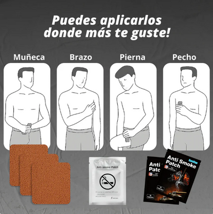 StopFume™ Parches Naturales Antitabaco - 30 días tratamiento