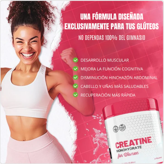 Old School Labs™ Creatina 3 en 1 Poder Femenino: Tonifica, rinde y cuida tu cuerpo desde adentro