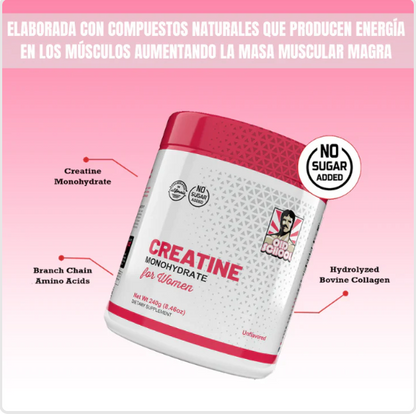 Old School Labs™ Creatina 3 en 1 Poder Femenino: Tonifica, rinde y cuida tu cuerpo desde adentro