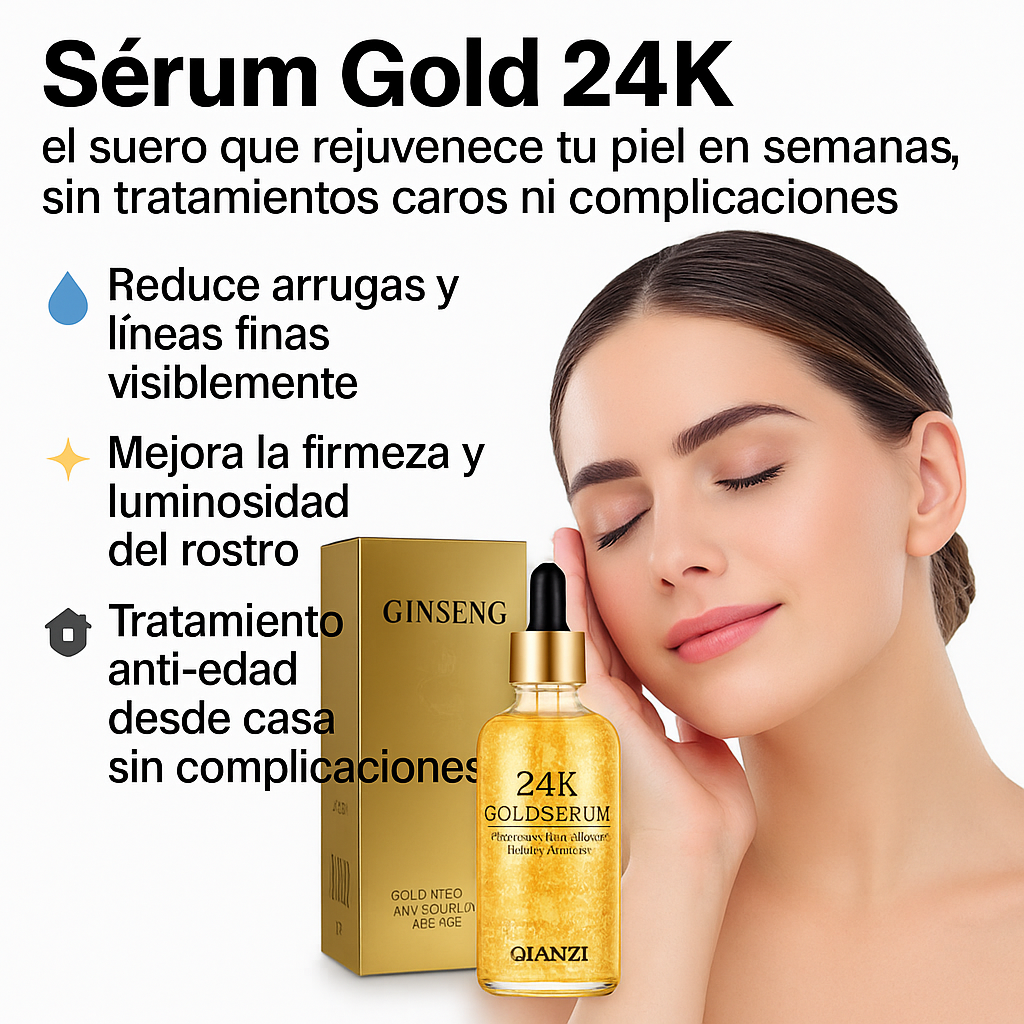 2x1 Sérum Gold 24K – el suero que rejuvenece tu piel en semanas, sin tratamientos caros ni complicaciones