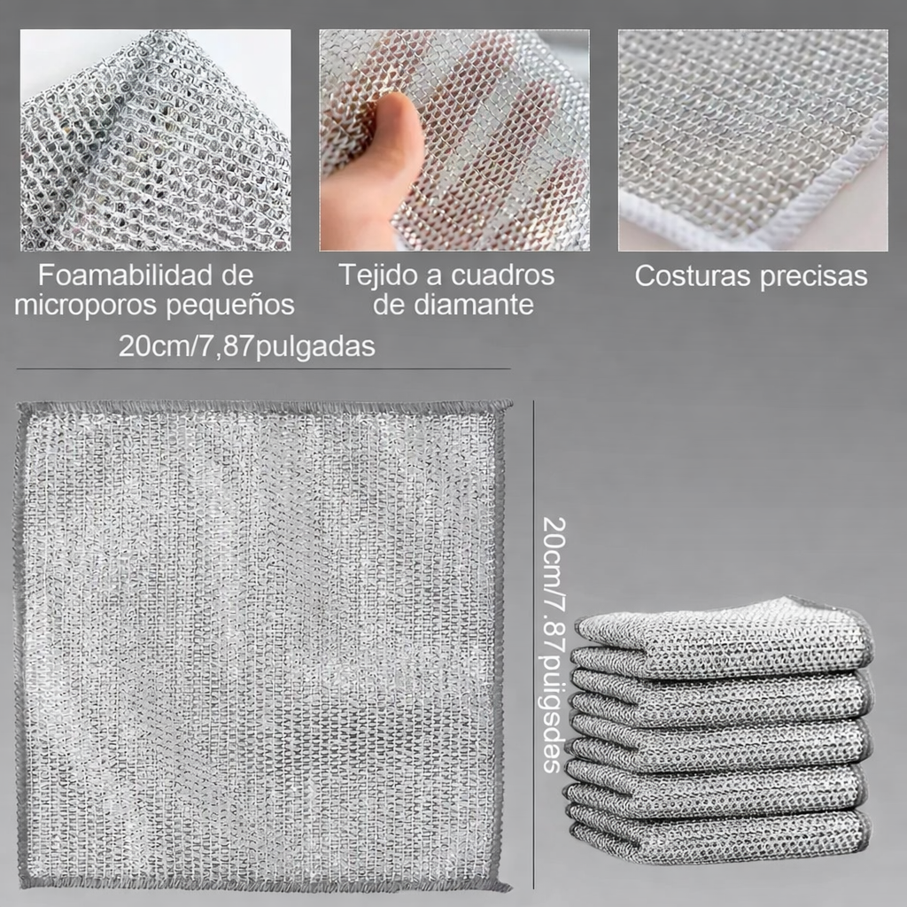 1 Pasta Magic + 1 Mas GRATIS + 5 Paños de REGALO – Limpieza total sin esfuerzo