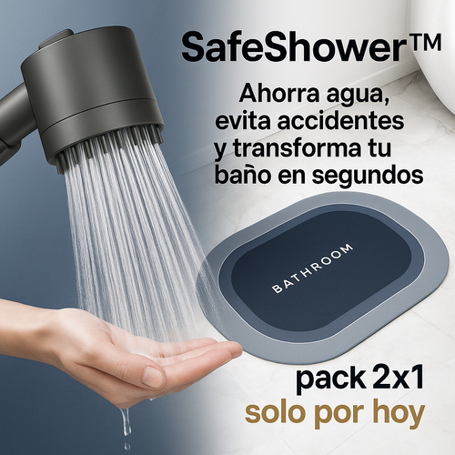 SafeShower™ – Ducha con presión y baño seguro