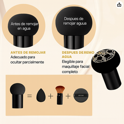 BB Cream 3 en 1 + Esponja GRATIS – Piel perfecta en segundos, sin esfuerzo