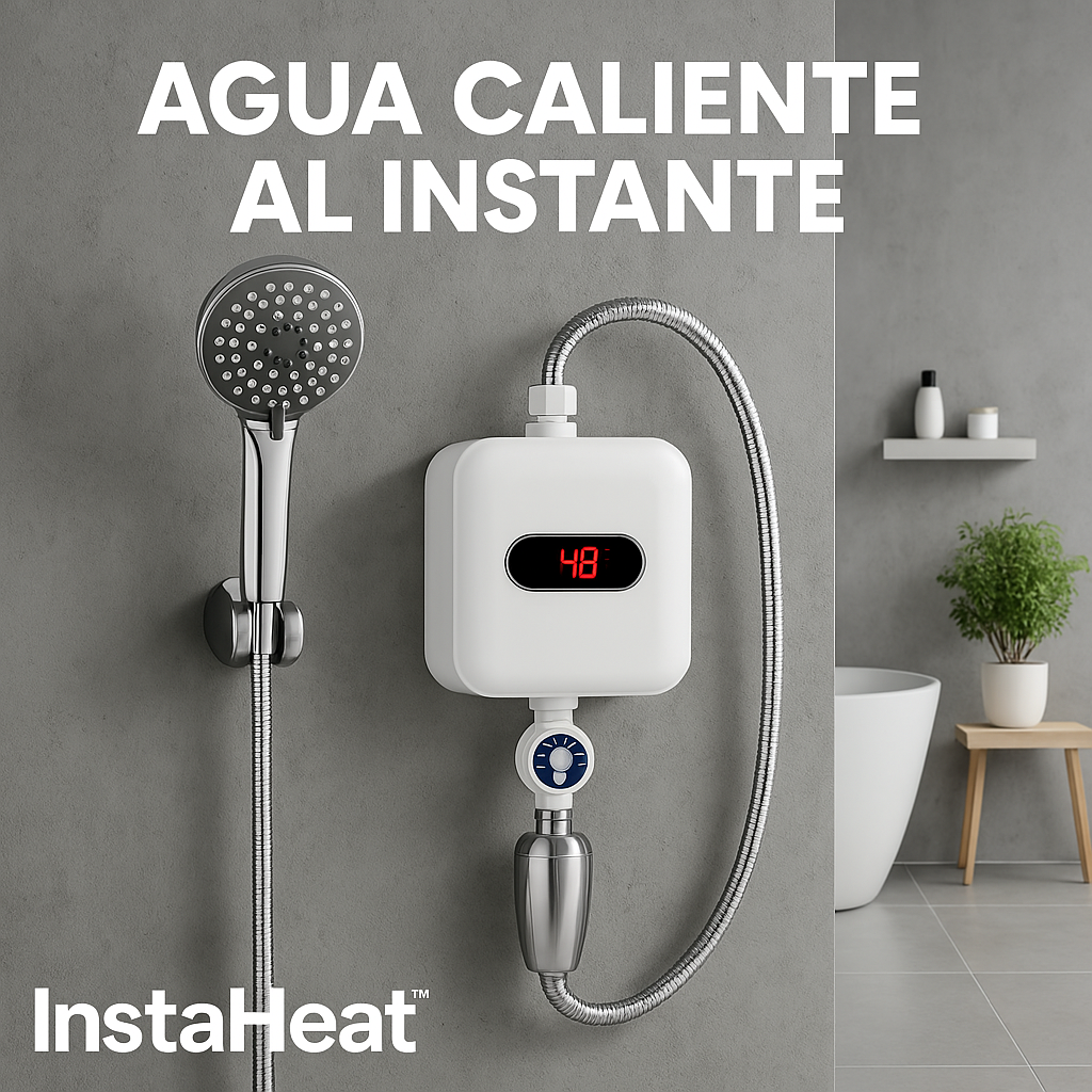 InstaHeat™ – Calentador de Agua Instantáneo Digital con Control de Temperatura (30% OFF)