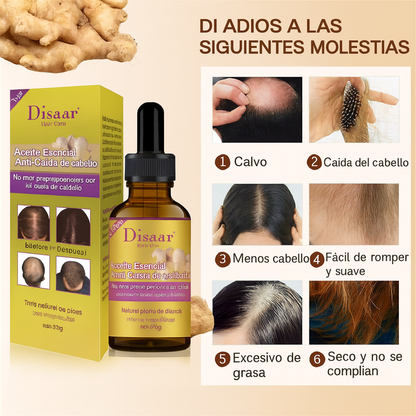 Disaar™ Pack Anticaída 90 Días – Frena la caída y activa el crecimiento natural del cabello