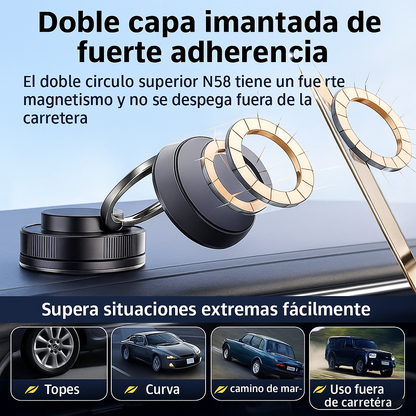MagLock 360 – Soporte Magnético 2x1 Celular Seguro Siempre
