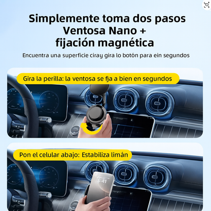 MagLock 360 – Soporte Magnético 2x1 Celular Seguro Siempre