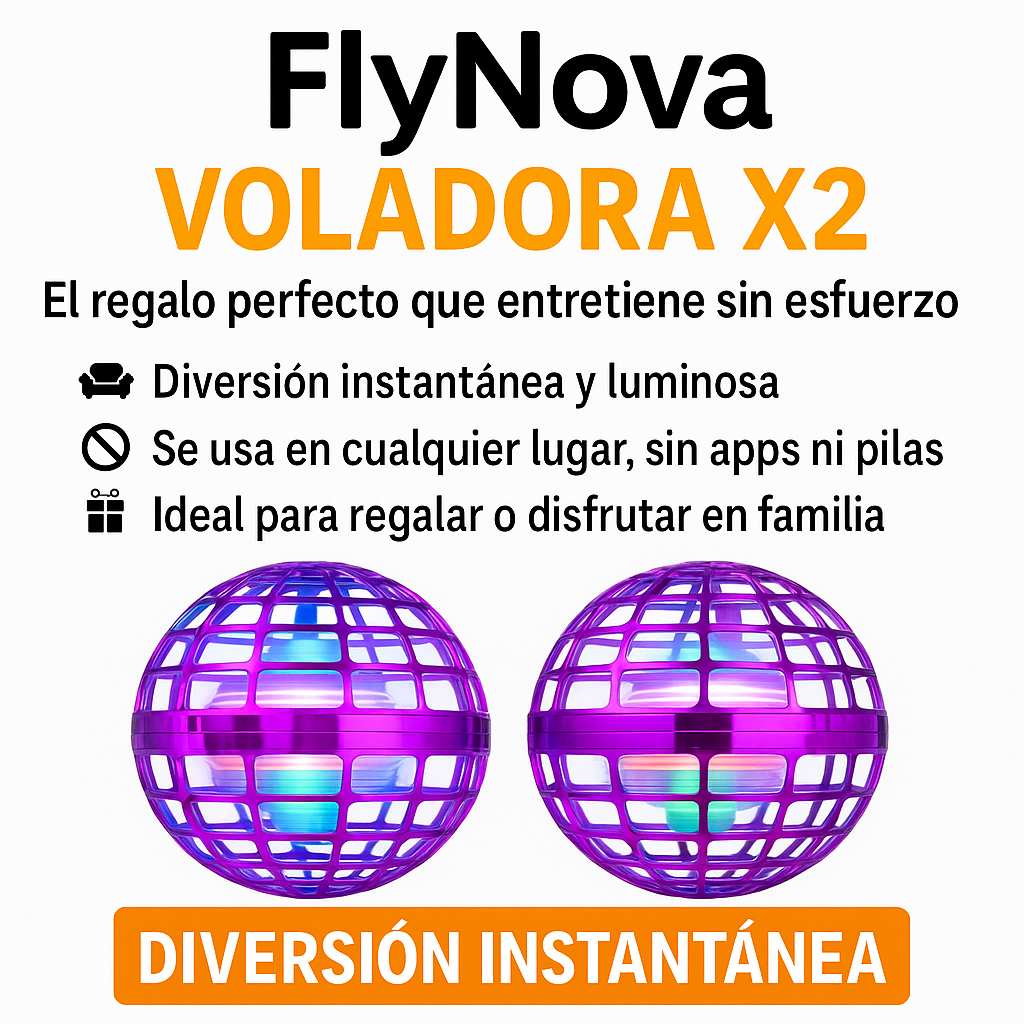 Fly Nova Voladora X2 – El regalo más fácil de usar y que todos quieren probar