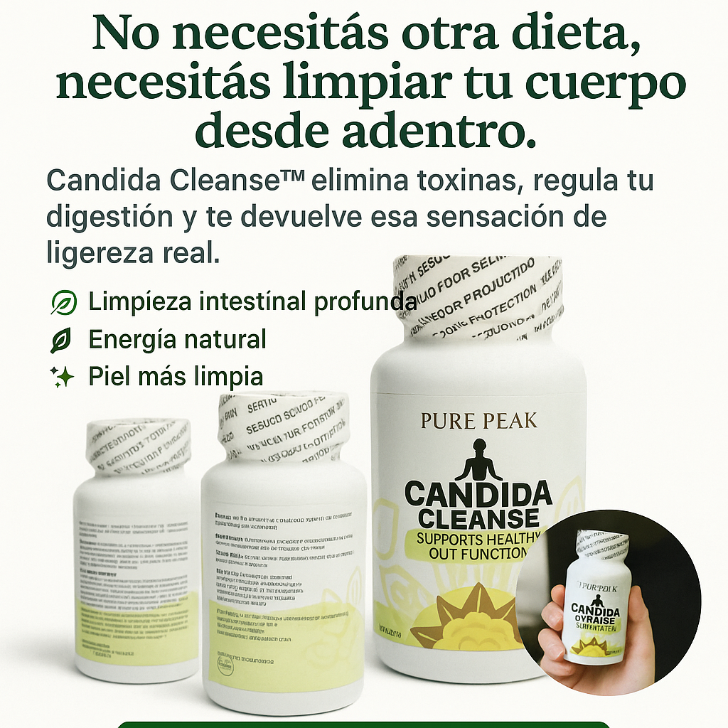 Candida Cleanse™ elimina toxinas, regula tu digestión