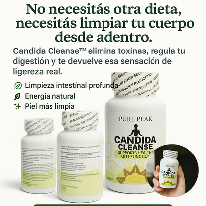 Candida Cleanse™ elimina toxinas, regula tu digestión