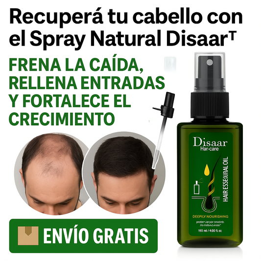 Spray Natural Disaar™ - Recupera tu cabello en 4 semanas